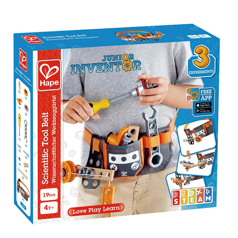 Hape Junior Inventor Scientific Tool Belt