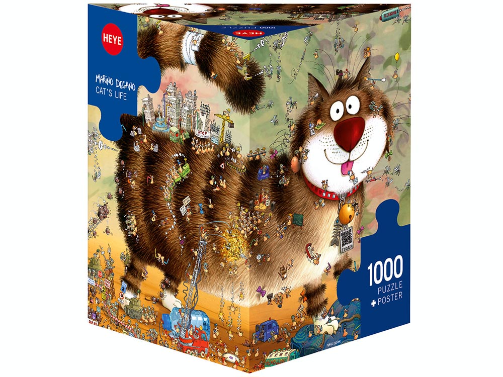 HEYE Marino Degano Cat's Life 1000 piece + poster