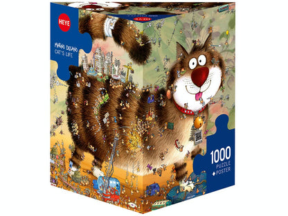 HEYE Marino Degano Cat's Life 1000 piece + poster