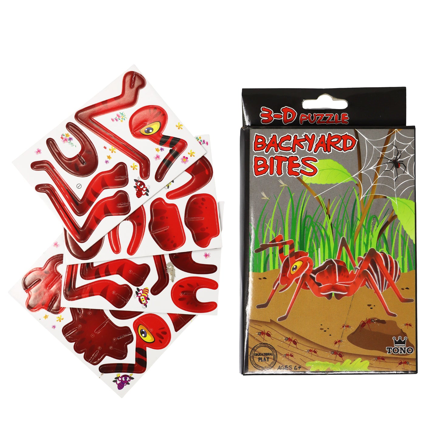 Pink Poppy - Build Your Own 3D Animal Puzzle