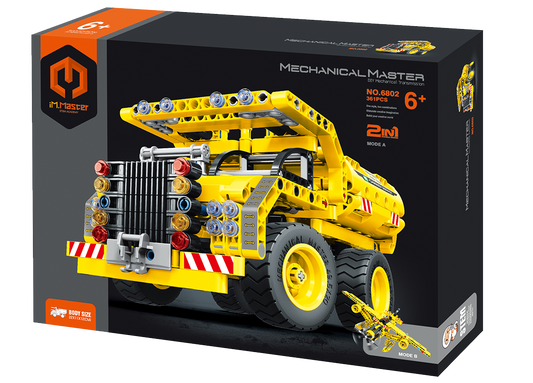 Mechanical transmission - Engineering dump truck & aircraft 2 with 1 - 361PCS