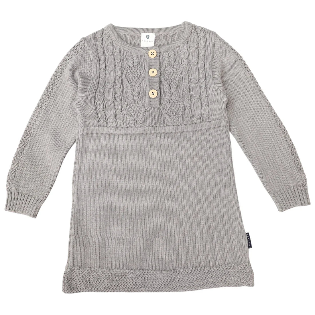 Korango -Cable Knit Dress -Moon Mist