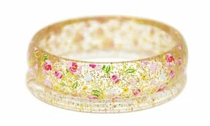 Pink Poppy -Garden Rose Bangle