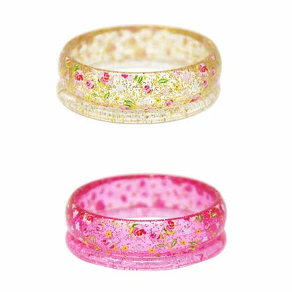 Pink Poppy -Garden Rose Bangle
