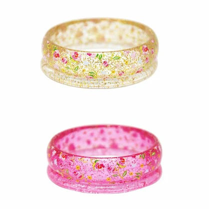 Pink Poppy -Garden Rose Bangle