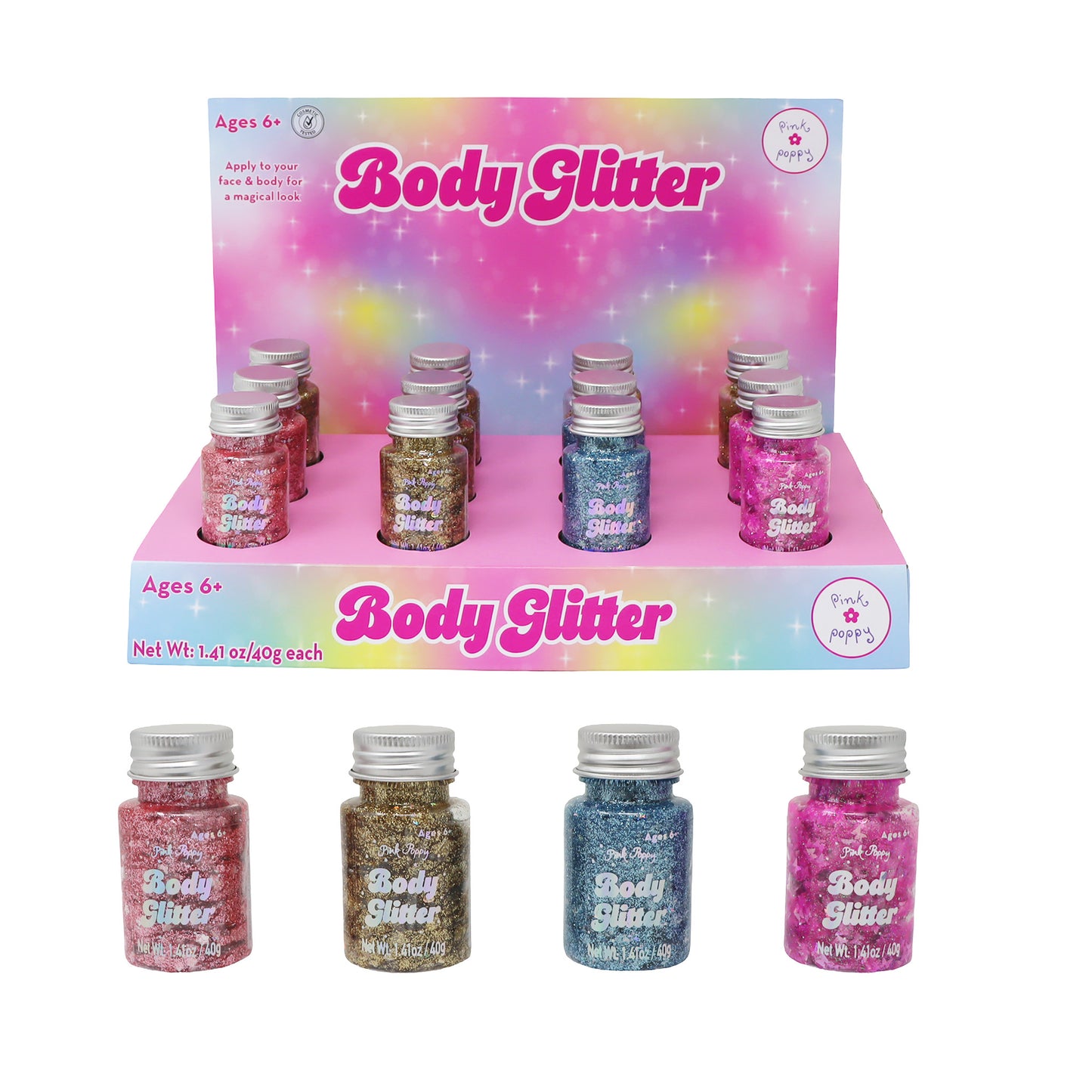 Pink Poppy - Body Glitter 40g