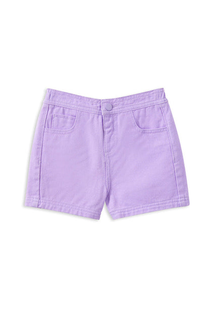 Milky - Lilac Twill Short