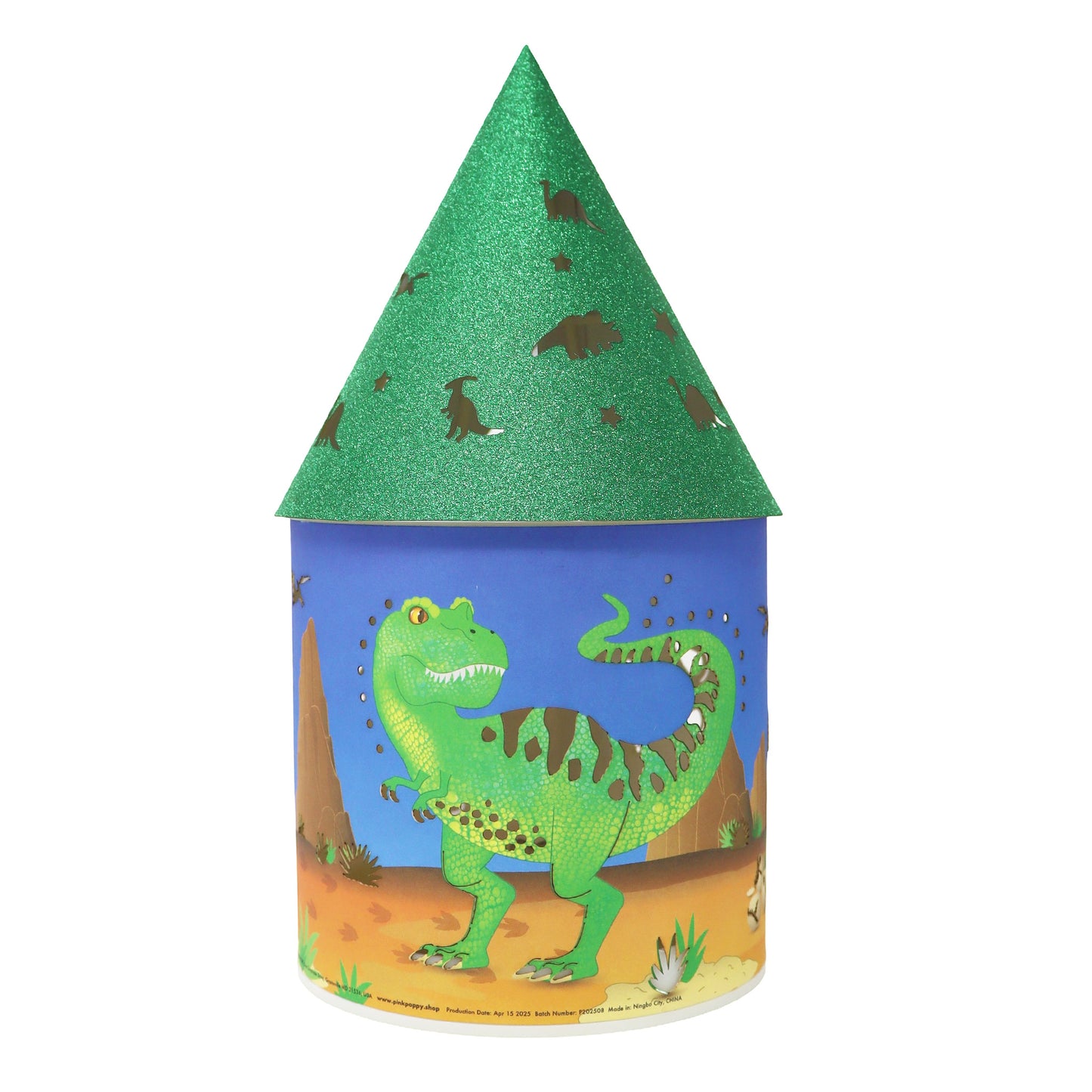 Pink Poppy - Dinosaur Adventure LED Colour Changing Lantern