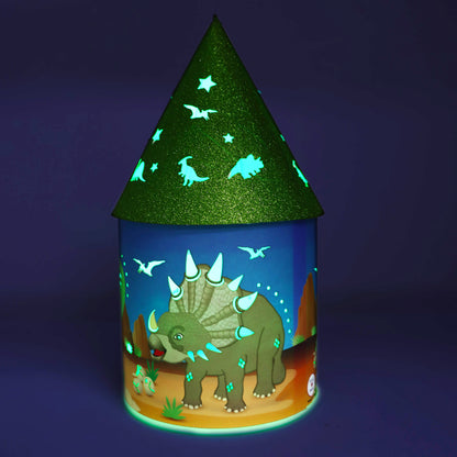 Pink Poppy - Dinosaur Adventure LED Colour Changing Lantern