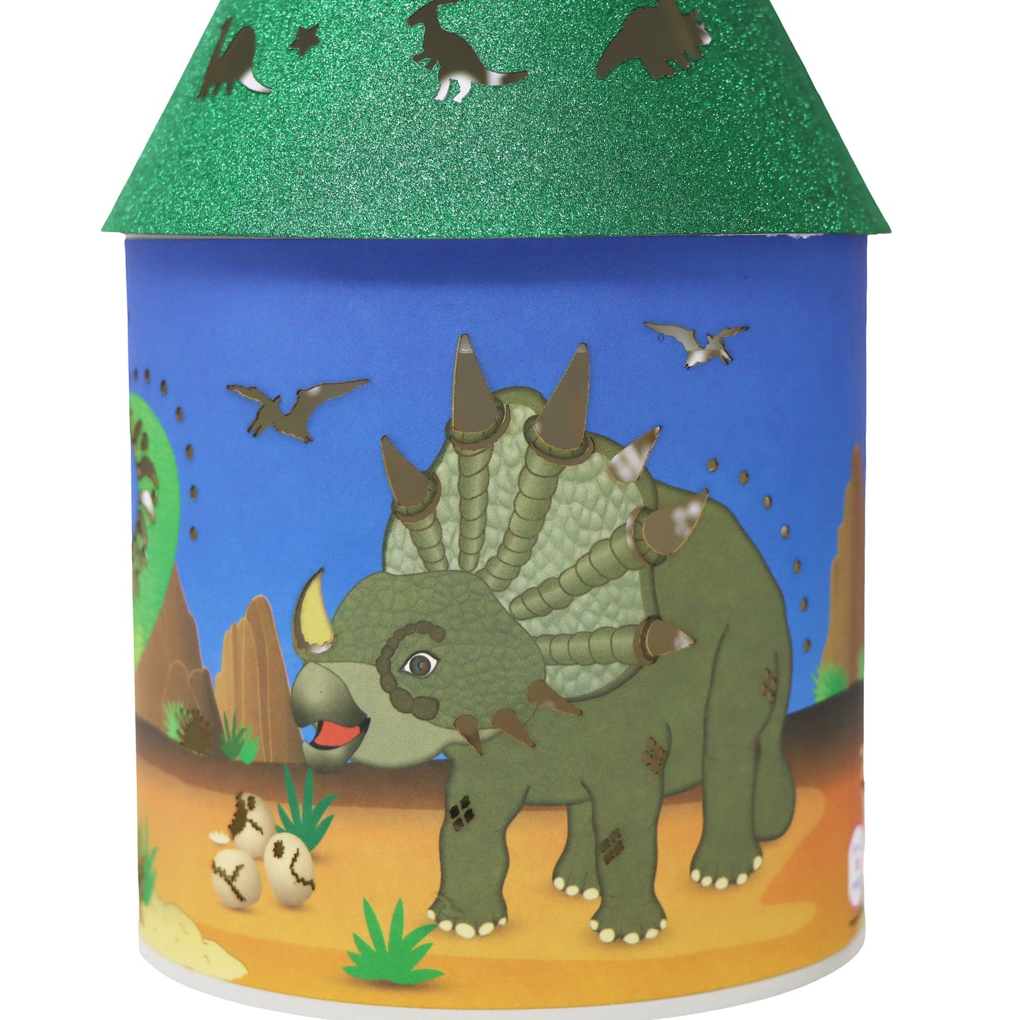 Pink Poppy - Dinosaur Adventure LED Colour Changing Lantern