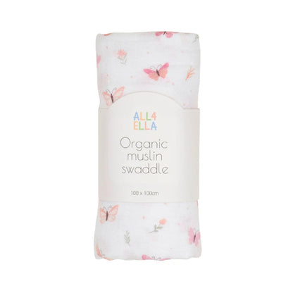 All4Ella - Organic Cotton Muslin Swaddle