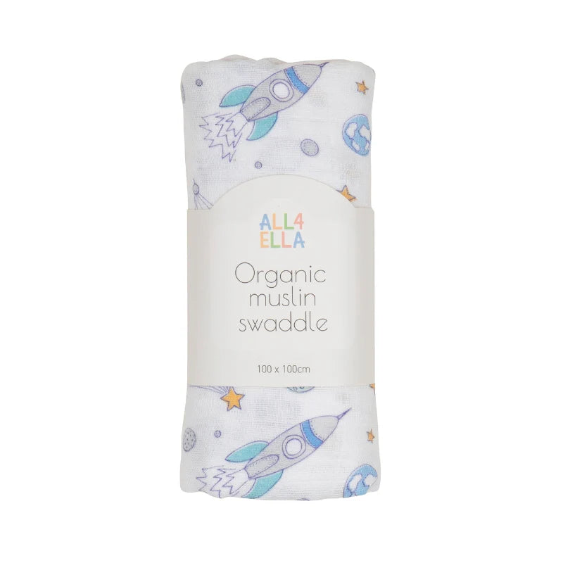 All4Ella - Organic Cotton Muslin Swaddle