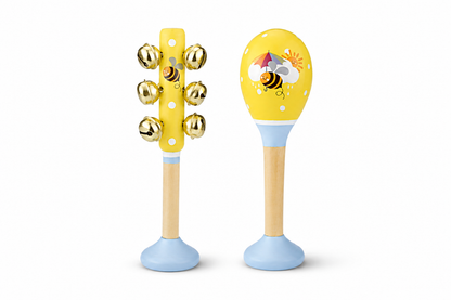 Koala Dream - Buzzy Days Bee Maraca & Bellstick Set