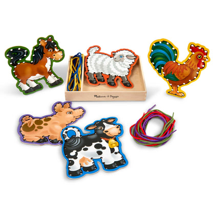 Melissa & Doug - Lace & Trace Farm Animals