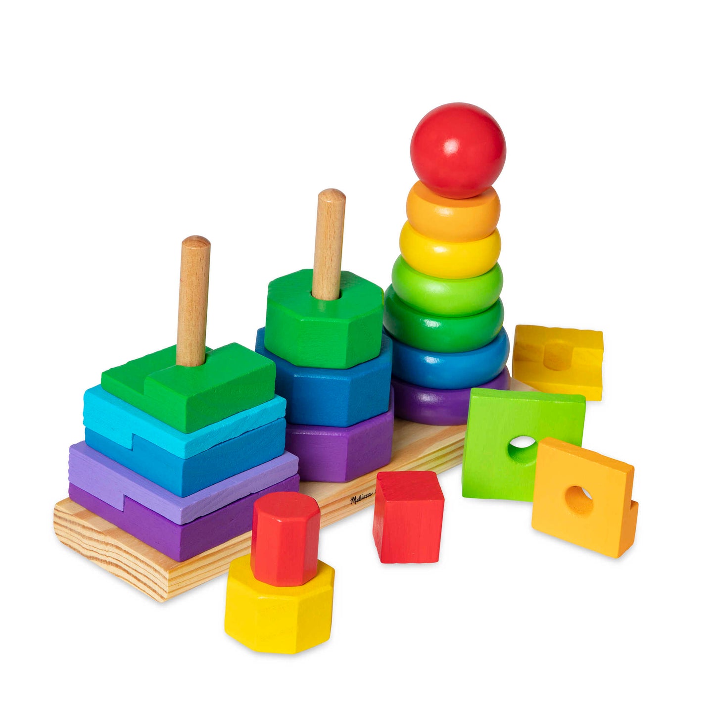 Melissa & Doug - Geometric Stacker