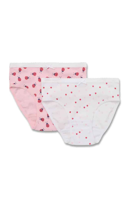 Marquise - Girls 2Pk Underwear Ladybugs