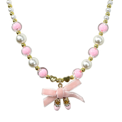 Pink Poppy - Ballerina Necklace & Bracelet Set