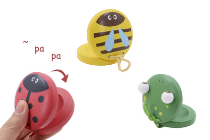 Kaper Kids - Wooden Spring Insect Castanet