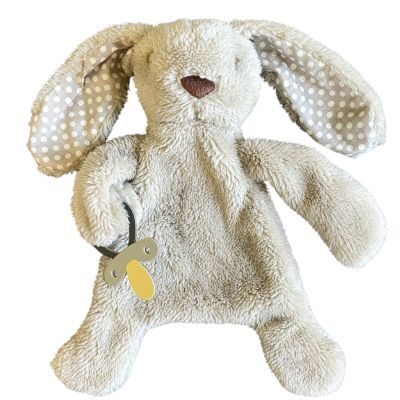 Es Kids - Bunny Comforter with Dummy Holder