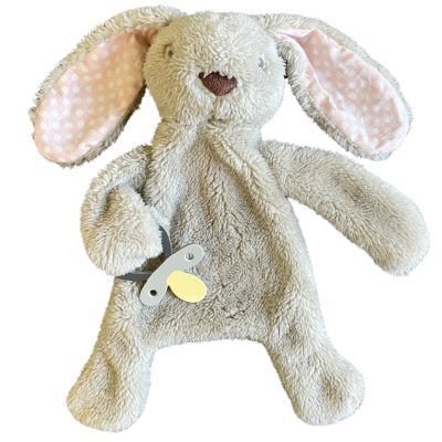 Es Kids - Bunny Comforter with Dummy Holder