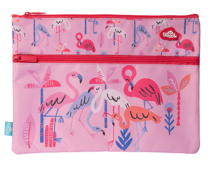 Spencil - A4 Twin Zip Rectangle Pencil Cases