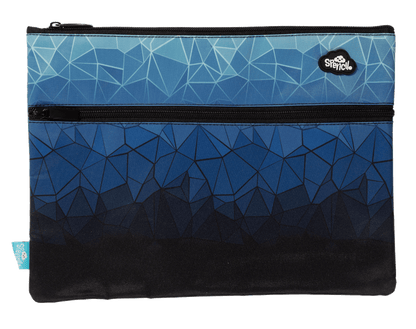 Spencil - A4 Twin Zip Rectangle Pencil Cases