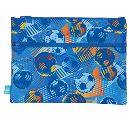 Spencil - A4 Twin Zip Rectangle Pencil Cases