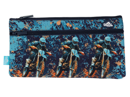 Spencil - Twin Zip Rectangle Pencil Cases