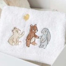 Jiggle & Giggle- Cream Teddy Face Washer