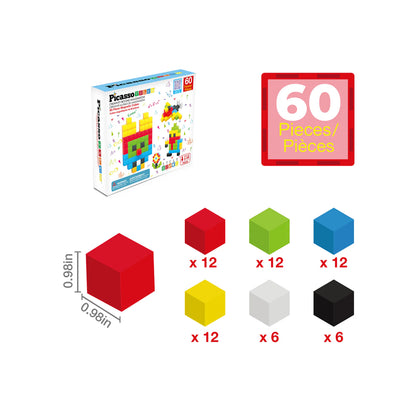 PicassoTiles - Magnetic Puzzle Cubes Starter Set