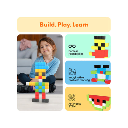 PicassoTiles - Magnetic Puzzle Cubes Starter Set