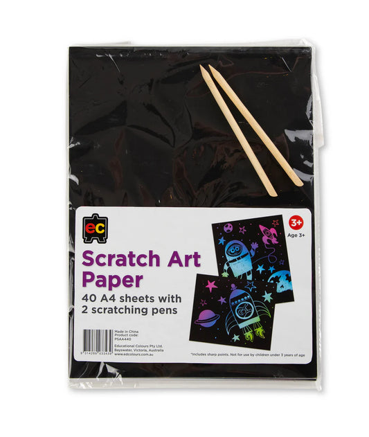 EC - Scratch Art Paper