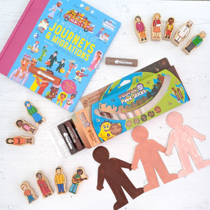 Little Brian People Paint Sticks - Skin Colours Around The World