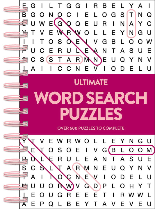 Ultimate 600 Puzzles - Word Search  Plum