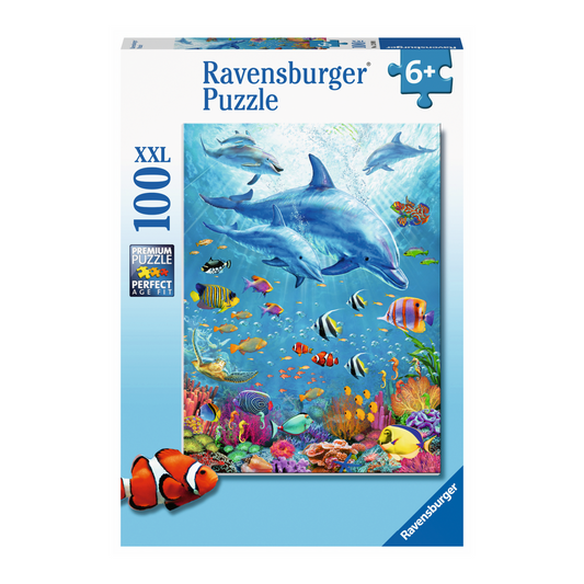 Ravensburger - Pod Of Dolphins 100pc XXL  RB 12 889 1