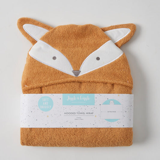 Jiggle & Giggle - Hooded Towel Wrap