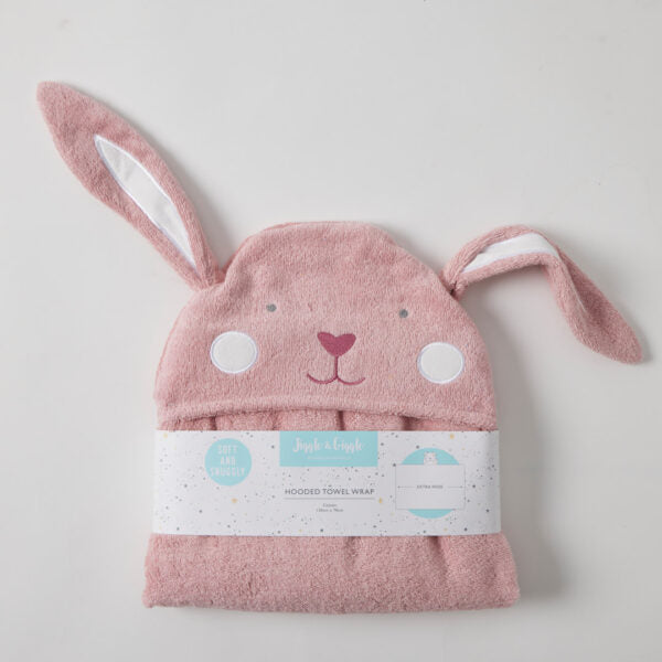 Jiggle & Giggle - Hooded Towel Wrap