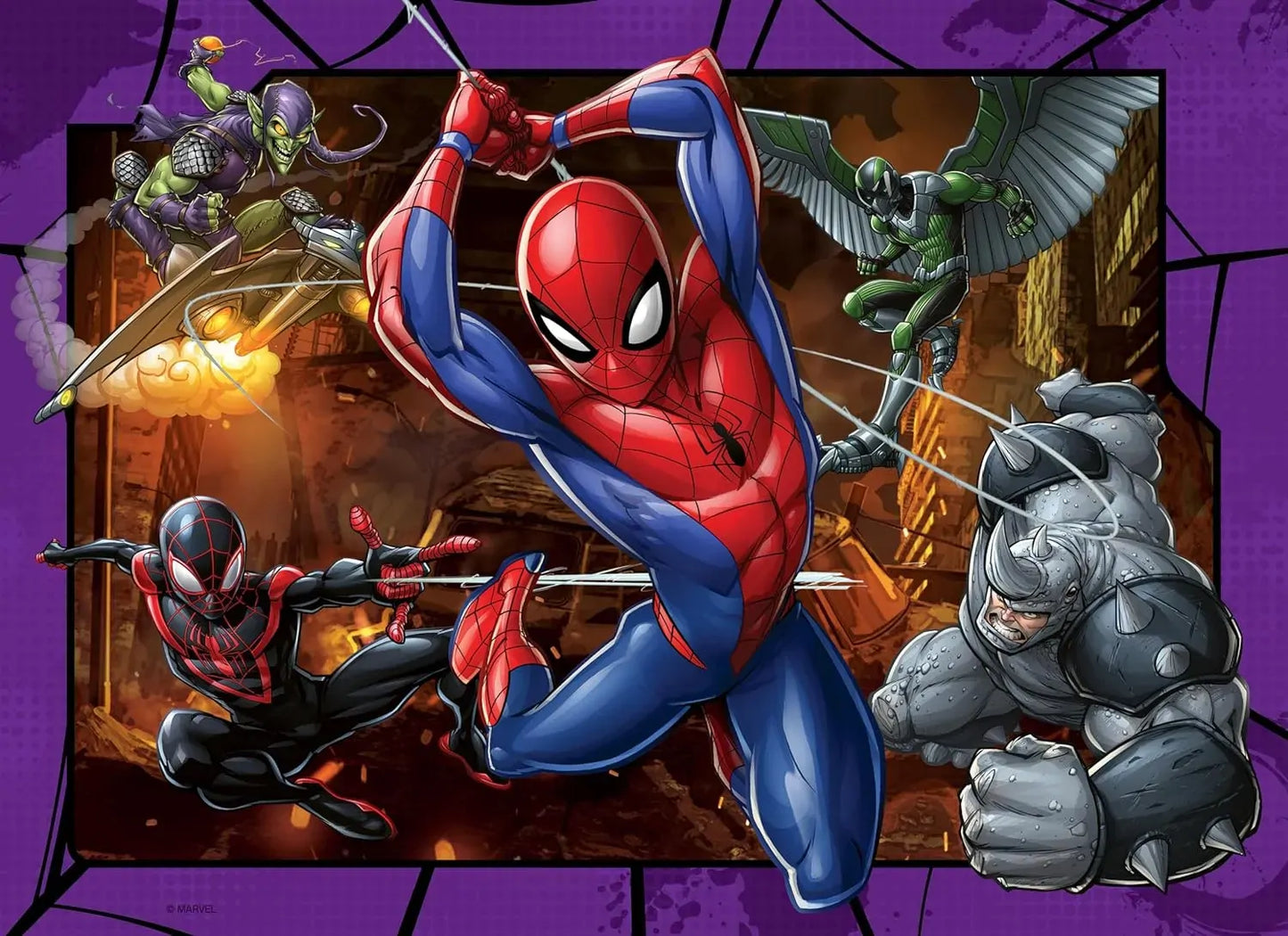 Ravensburger - Spider-Man Bumper Puzzle Pack 4x100pc