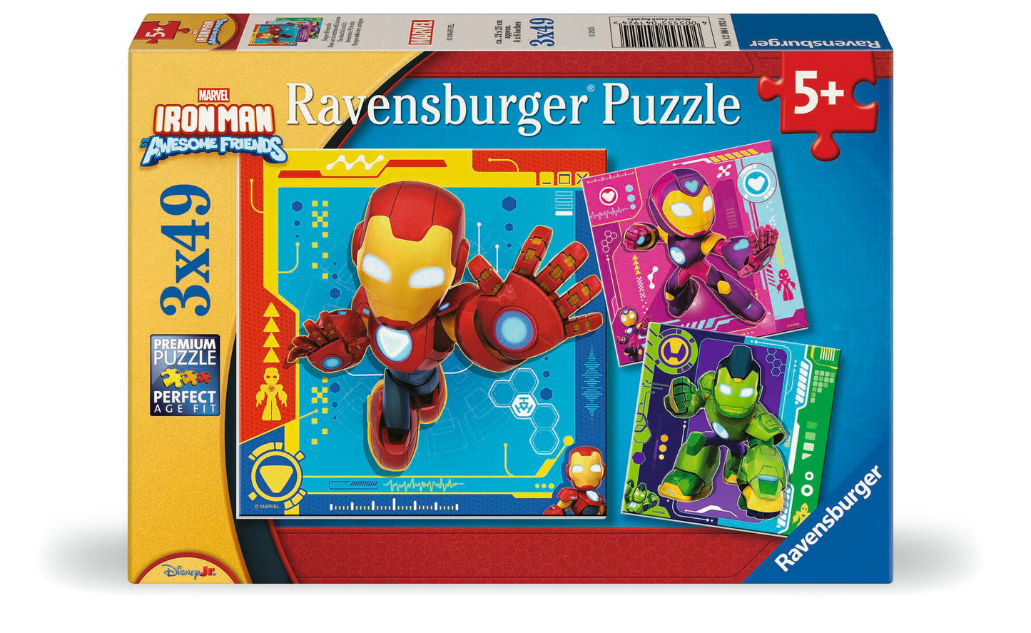 Ravensburger - Iron Man & His Awesome Friends Puzzle 3x49 pieces