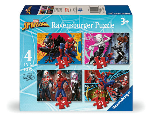 Ravensburger - Marvel Spider-Man Puzzle 12/16/20/24 Pieces