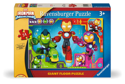 Ravensburger - Iron Man & His Awesome Friends Giant Floor Puzzle 24pcs