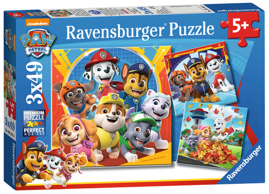 Ravensburger - Paw Patrol Just Yelp for Help Puzzle 3x49 Pieces