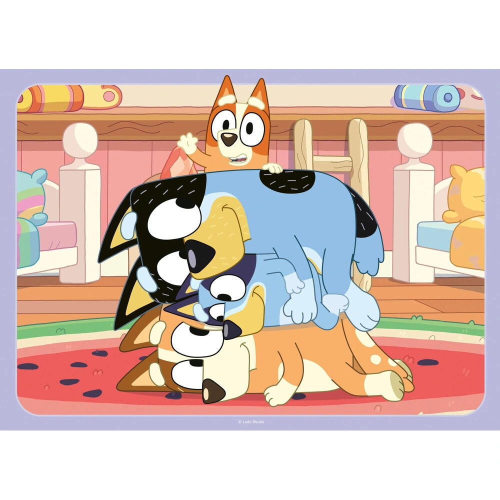 Ravensburger - Bluey Gotta Be Done! Bumper Pack 4x42 Pieces
