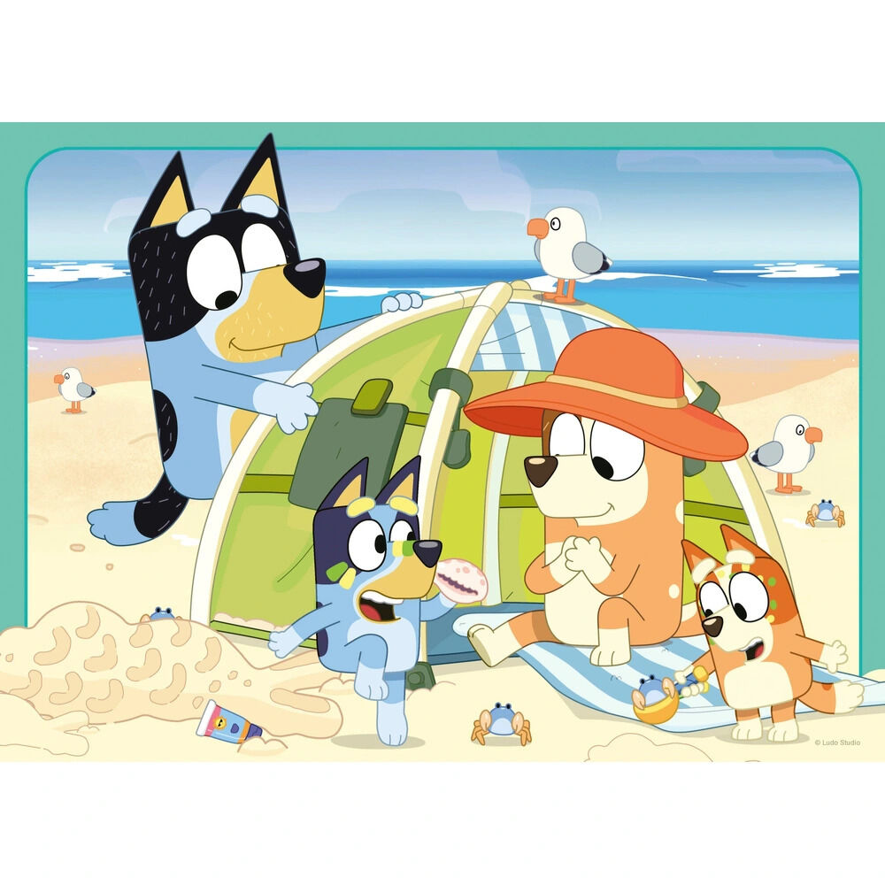 Ravensburger - Bluey Gotta Be Done! Bumper Pack 4x42 Pieces
