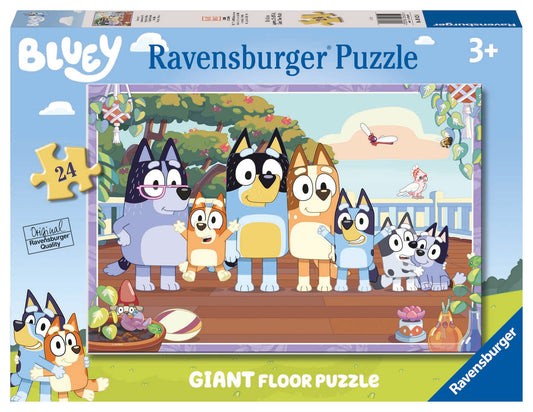 Ravensburger - Bluey Family Time Giant Floor Puzzle 24 Pieces