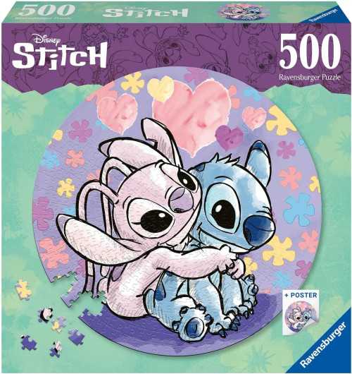 Ravensburger - Disney Stitch Circle Puzzle 500 Pieces