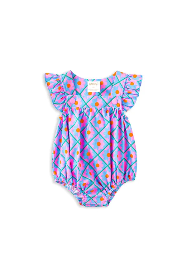 Milky - Retro Pop Playsuit