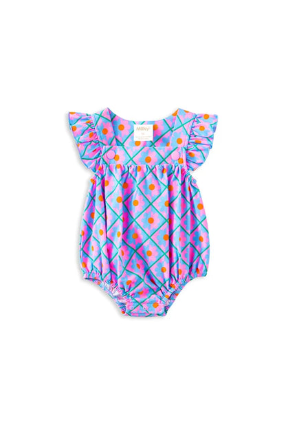 Milky - Retro Pop Playsuit