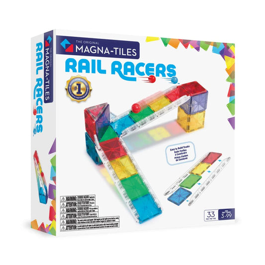 Magna Tiles - Rail Racers 33 Piece