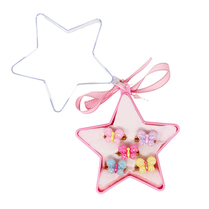 Pink Poppy -  Sparkle Butterfly Rings